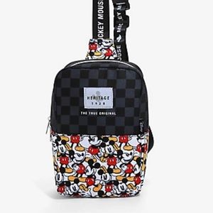 BNWT LOUNGEFLY DISNEY MICKEY MOUSE SLING BAG